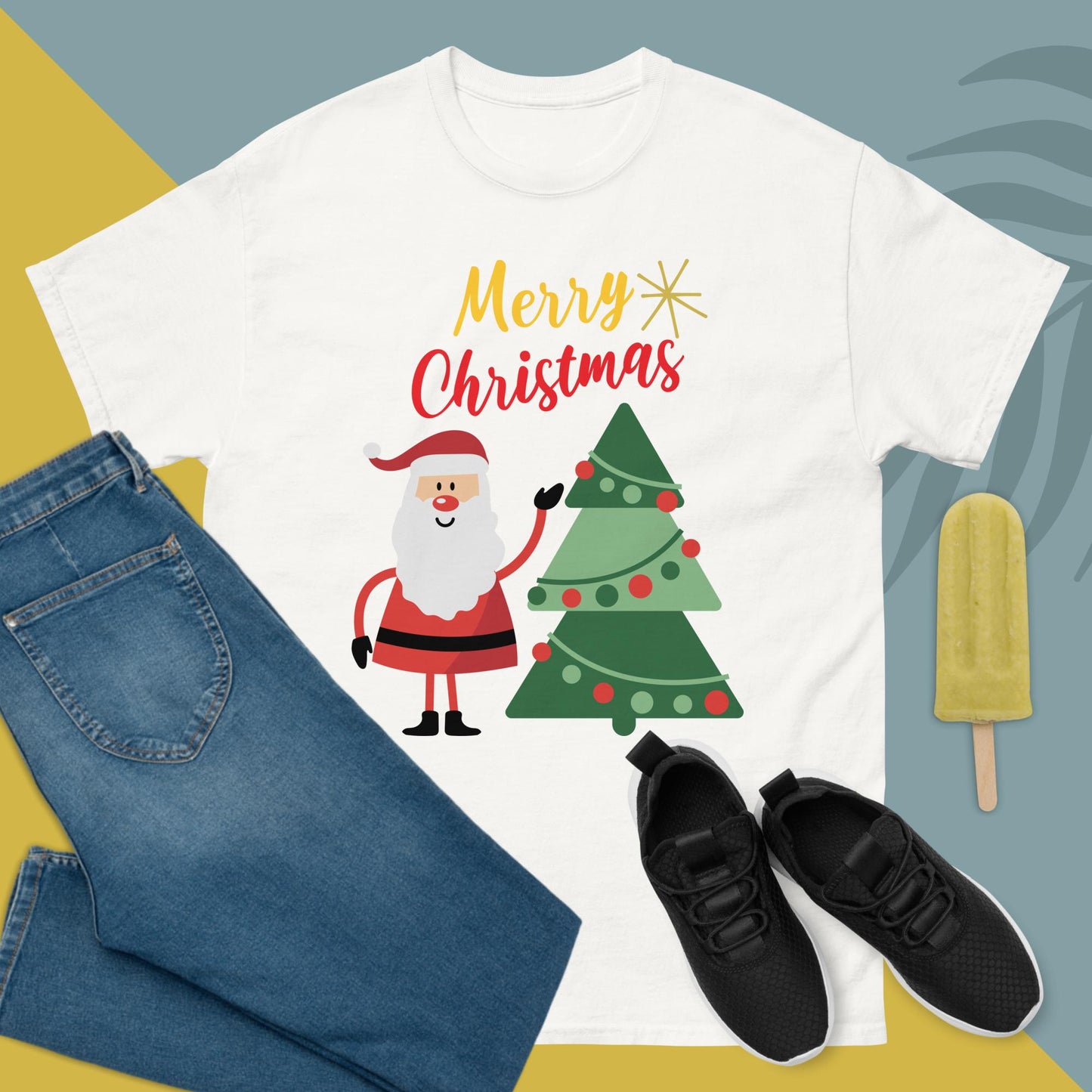 Merry Christmas Unisex Classic Tee – Festive Holiday Design